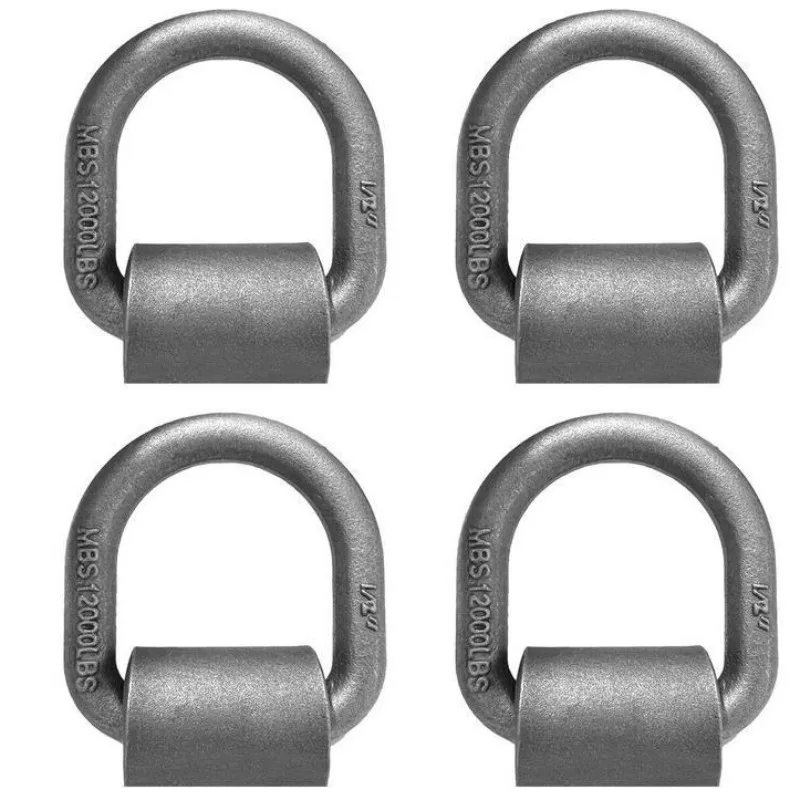 Suitable for 1/2 Inch D‑Type Pull Ring 12000LBS Heavy Duty D Ring Trailer Truck Cargo Tie Down Anchor Accessories