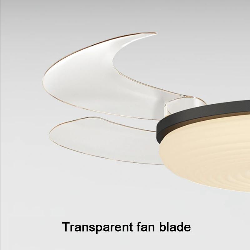 Retro Bedroom Fan Light Ceiling Light Full Spectrum Eye Protection Main Walnut Ceiling Fan Light