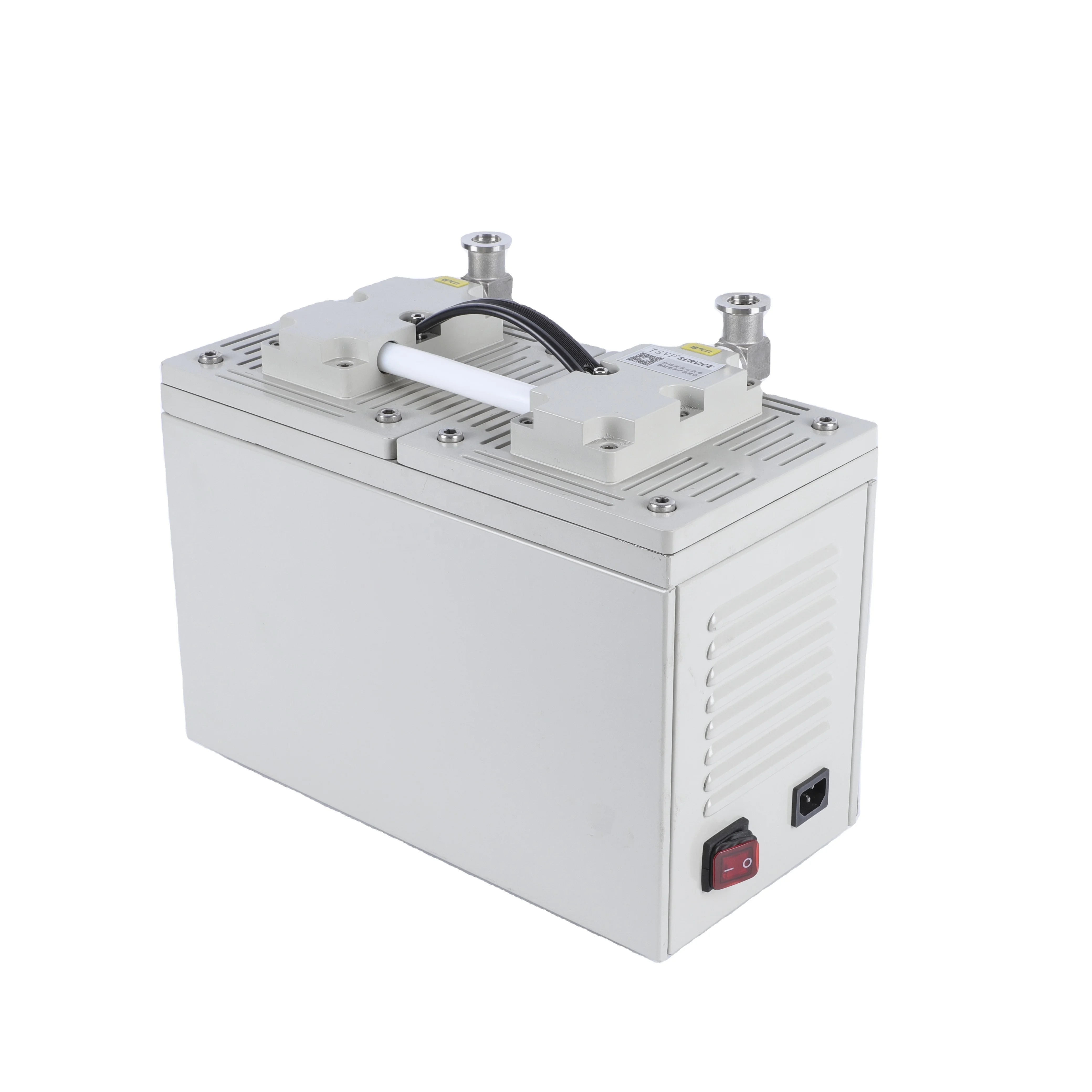 Dry Vacuum Pump PTFE Lab Mini Diaphragm Pump Corrosion Resistant Chemical Air Pump For Filtration Apparatus Lab Supply Tool