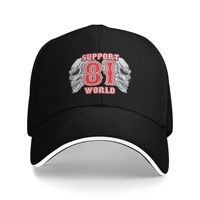 Double Skeleton Design Red 81 Harajuku H-hells Sport Baseball Caps Boys Running A-Angeles Mens Summer Sun Hats Male Trucker Cap
