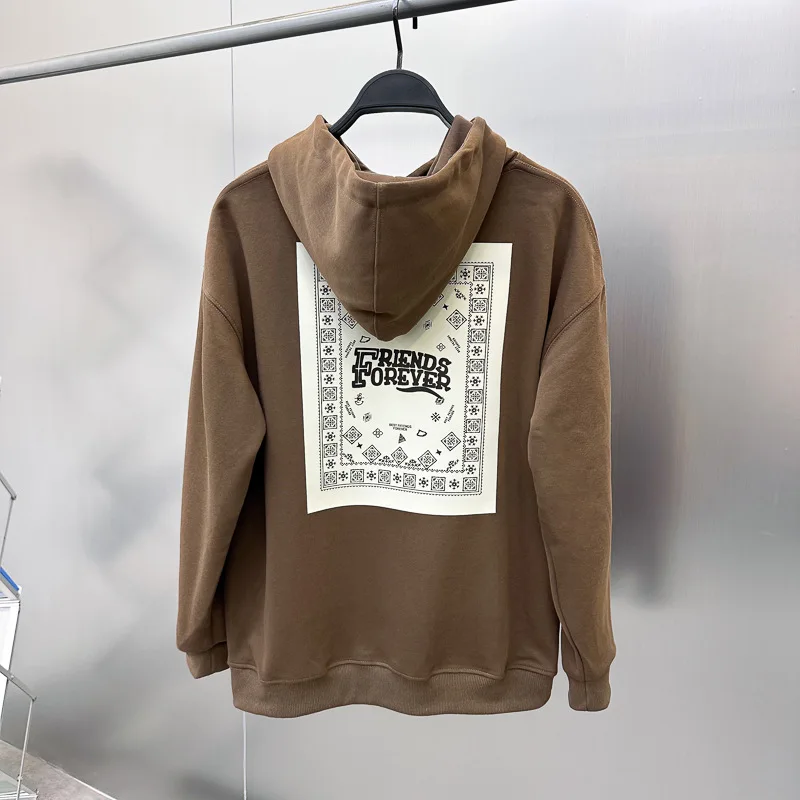 

Faionable Autumn Winter Men's Hoodie Casual Printed Youth Outerwear Streetwear Sle Long Sve Crew Ne Sweatirt