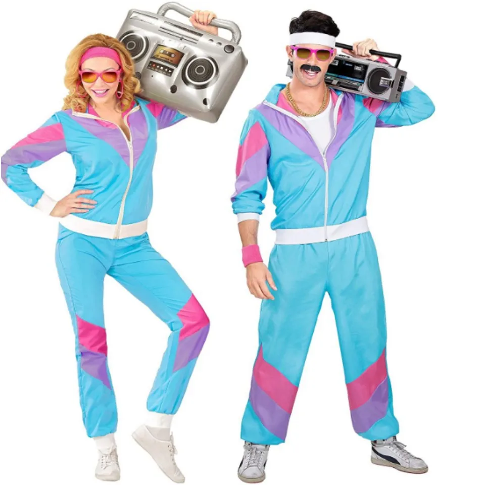 

New retro 70's hip hop rock opera costume Halloween men's stage costume