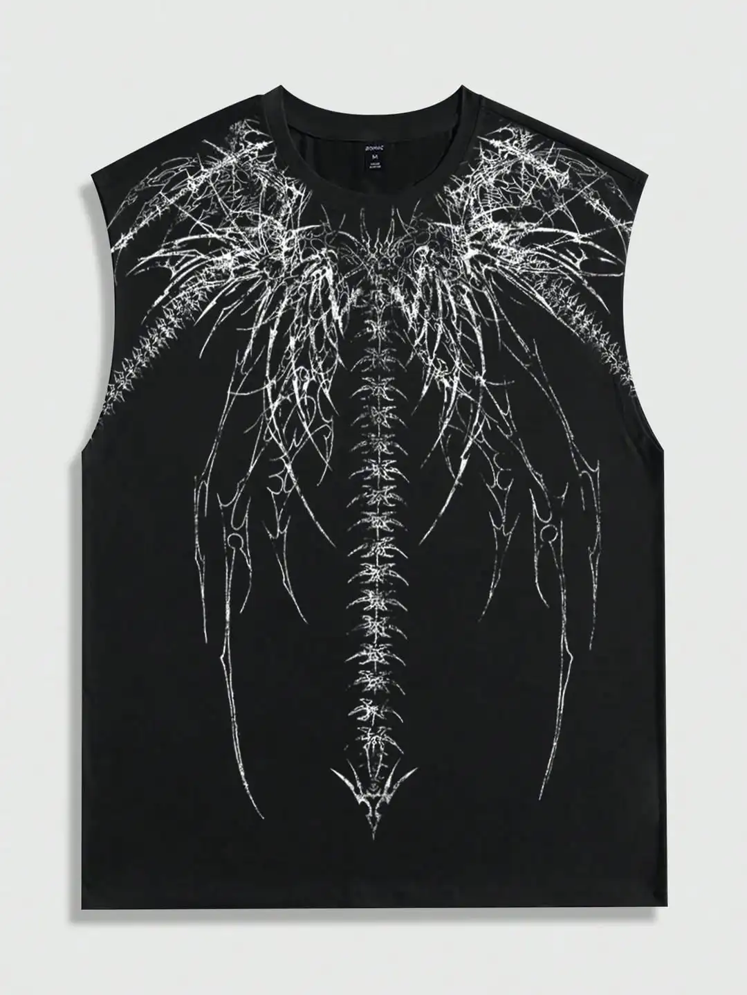 

Summer Fashion Men and Women Sleeveless Shirts Harajuku Hip Hop Dragon Pattern Printed T-shirt Gothic American Sports Tank Top