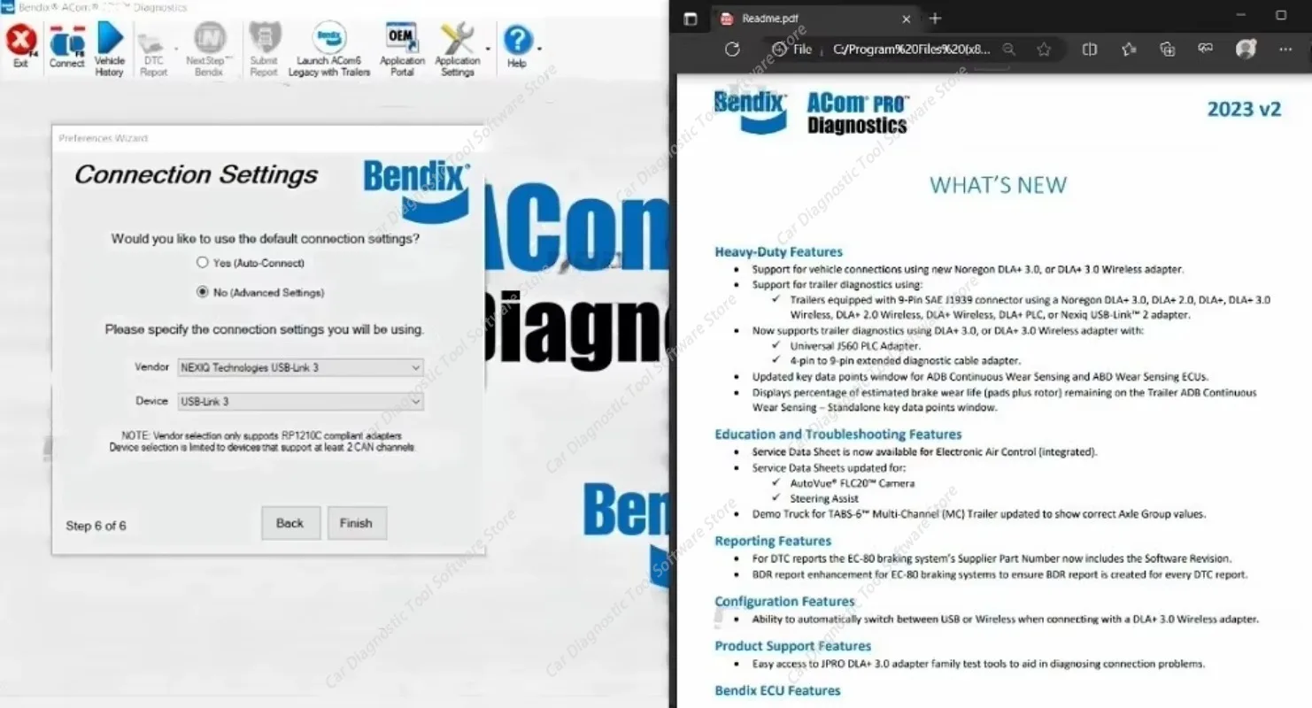 2026 hot sell FOR Bendix ACom PRO 2023 V2 Diagnostic Software – Bendix ECU Troubleshooting & Configuration Tool