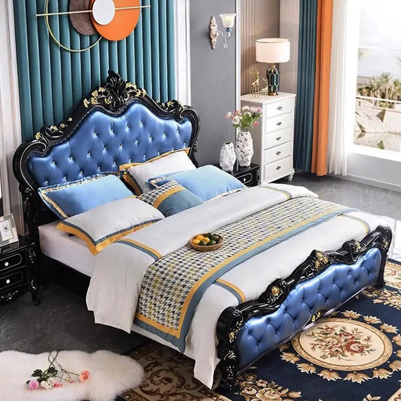 

European Design Bed Sleeping Sex Beauty Modern Headboards Bunk Bed King Size Luxury Bedroom Cama Solteiro Lounge Suite Furniture