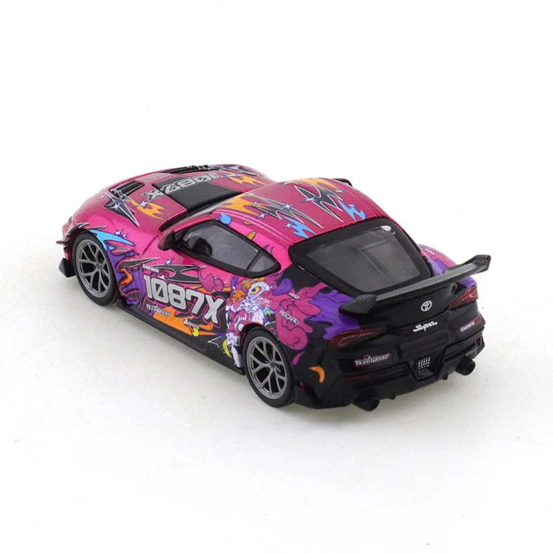 XCARTOYS 1/64 X37-GTSHOW2025 DarwinPRO 66G WBK Supra A90 سيارة سبيكة موتور سيارة دييكاست نموذج معدني لعب الاطفال للبنين