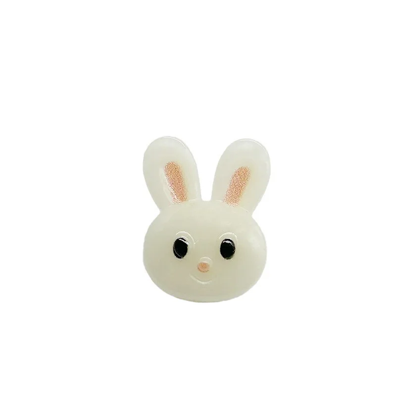 20PCS Jelly Colored Cute Bunny Button Cartoon Animal Button Children's Clothing Sweater Button
