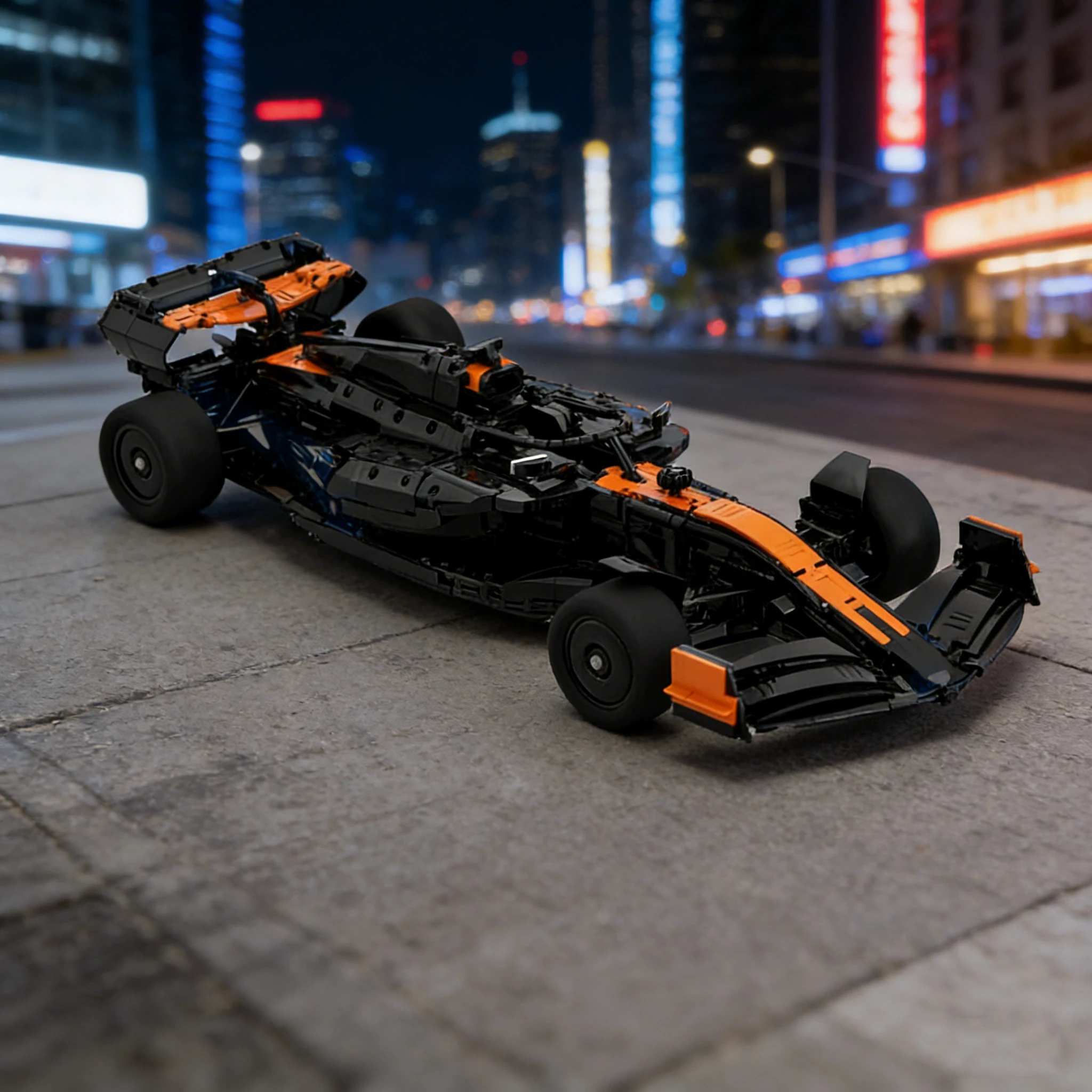 Voiture de sport à quatre roues, 3429 pièces, MOC personnalisable, modèle de blocs de construction modulaires, technologie DIY, jouet pour garçon, cadeau d'anniversaire