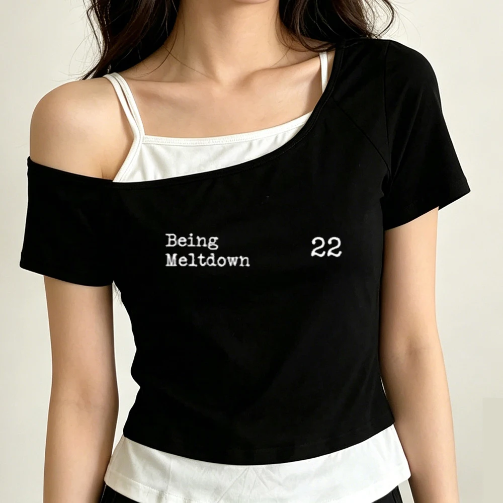 Steins Gate cropped top ladies alternative  2000s dollette gyaru tshirt cheap scene  dollette party vintage