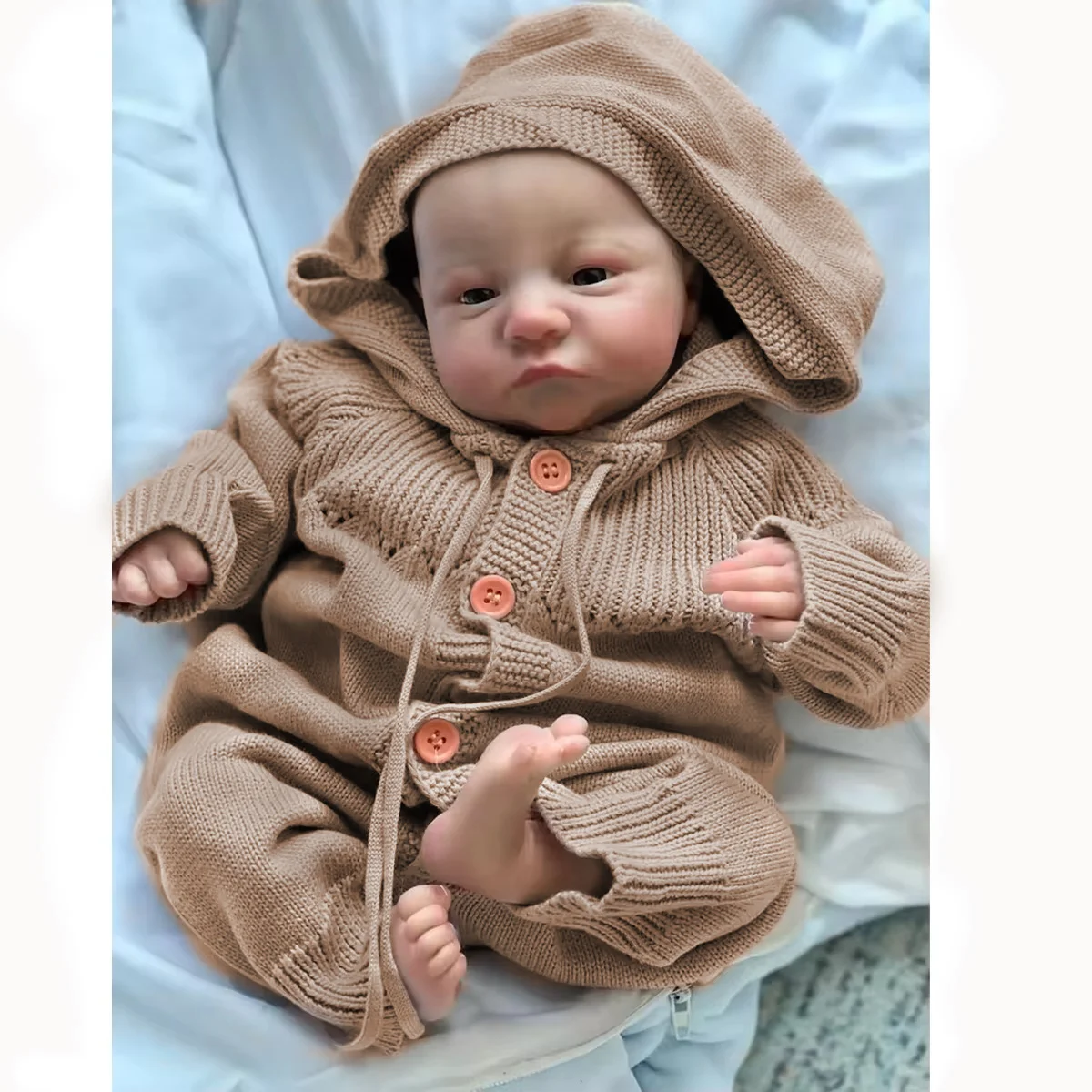 JOYORA Reborn poupée à la main 3D peau Visible veine cadeau jouet Art Collection poupée cadeau d'anniversaire bricolage jouet comme une poupée nouveau-né