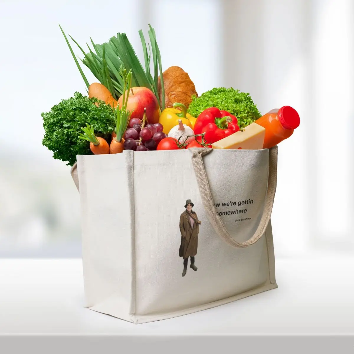 Now we're getting somewhere - Vera Stanhope Tote Bag Large bags for women bags woman 2025 canvas tote bags Women's tote bag