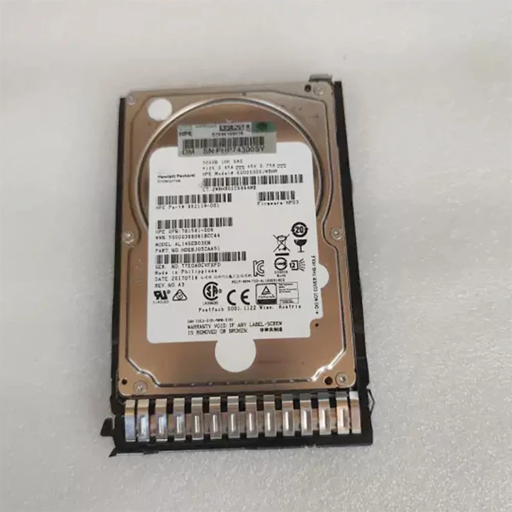 For HP 785410-001 785067-B21 300G 10K SAS 12G 2.5'' Server Hard Disk