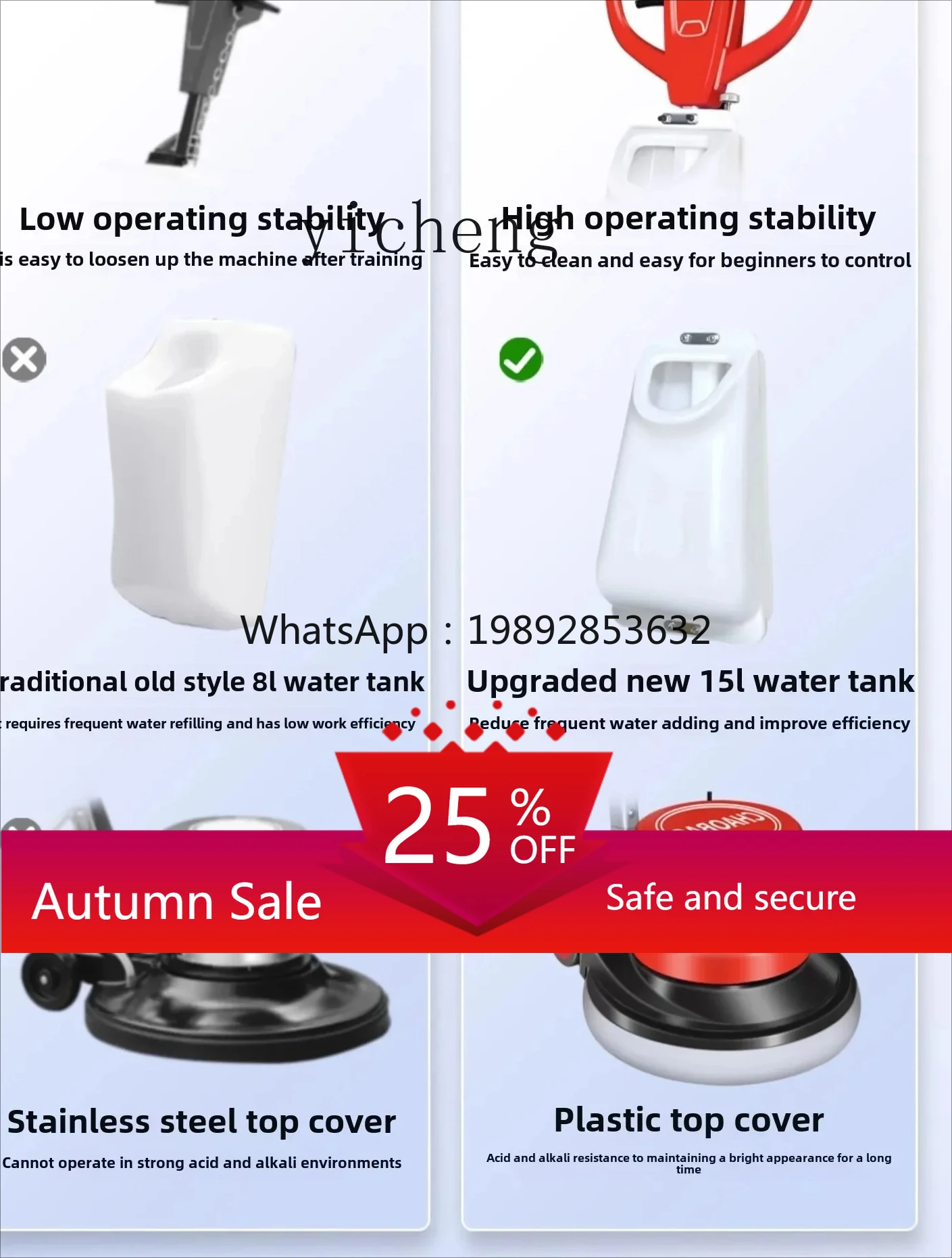 Mesin Cuci ZZ Mesin Cuci Karpet Hotel Mesin Penggosok Lantai Komersial Mesin Multifungsi Dorong Tangan