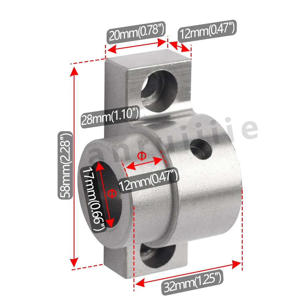 Left Support For WM210V-415 BHC210 HS210 JY210V CTC210 Lathe Spare Parts