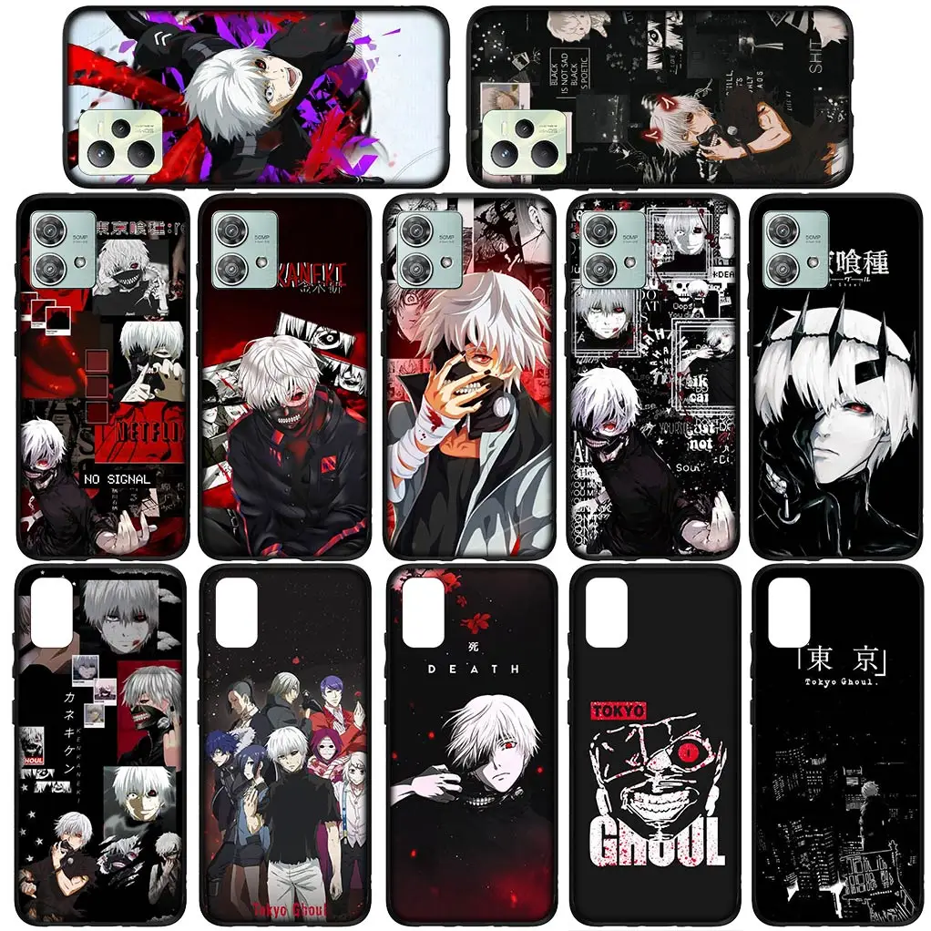 Tokyo Ghoul Ken Kaneki Cover Phone Case for OPPO A17 A15 A16 A53 A54 A96 A95 A94 A74 A78 A58 A38 A57 4G 5G Flexible Coque