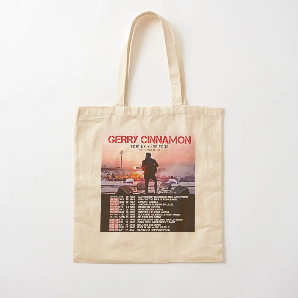 جيري القرفة المملكة المتحدة أيرلندا جولة 2021 حمل حقيبة المتسوق حقيبة المرأة قماش امرأة المتسوق حقيبة قماش حمل القماش