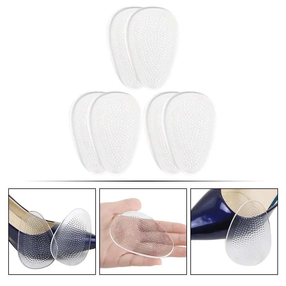 

3pcs Pads For Women Shockproof Foot Care Inserts High Cushion Pad Breathable Heel Inserts For Women Heel Grips