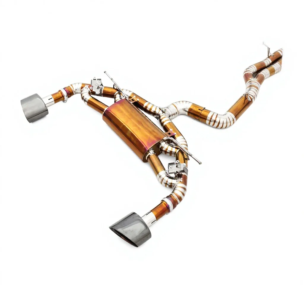 Catback Exhaust Pipes for RS3 8V 2.5T Titanium Exhaust Pipe Muffler Escape System Supports Customization