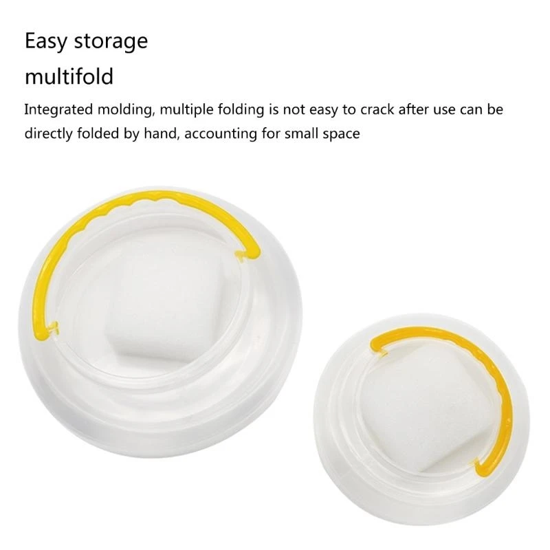 غسالة فرشات الطلاء القابلة للطي دلو غسل فرشاة طلاء صافية للطلاء