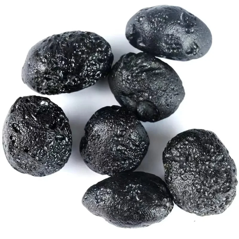 Natural Black Tektite Meteorite Rough stone Crystal Specimen Healing Crystal for Protection & Energy Rare Collectible Gemstone view 3