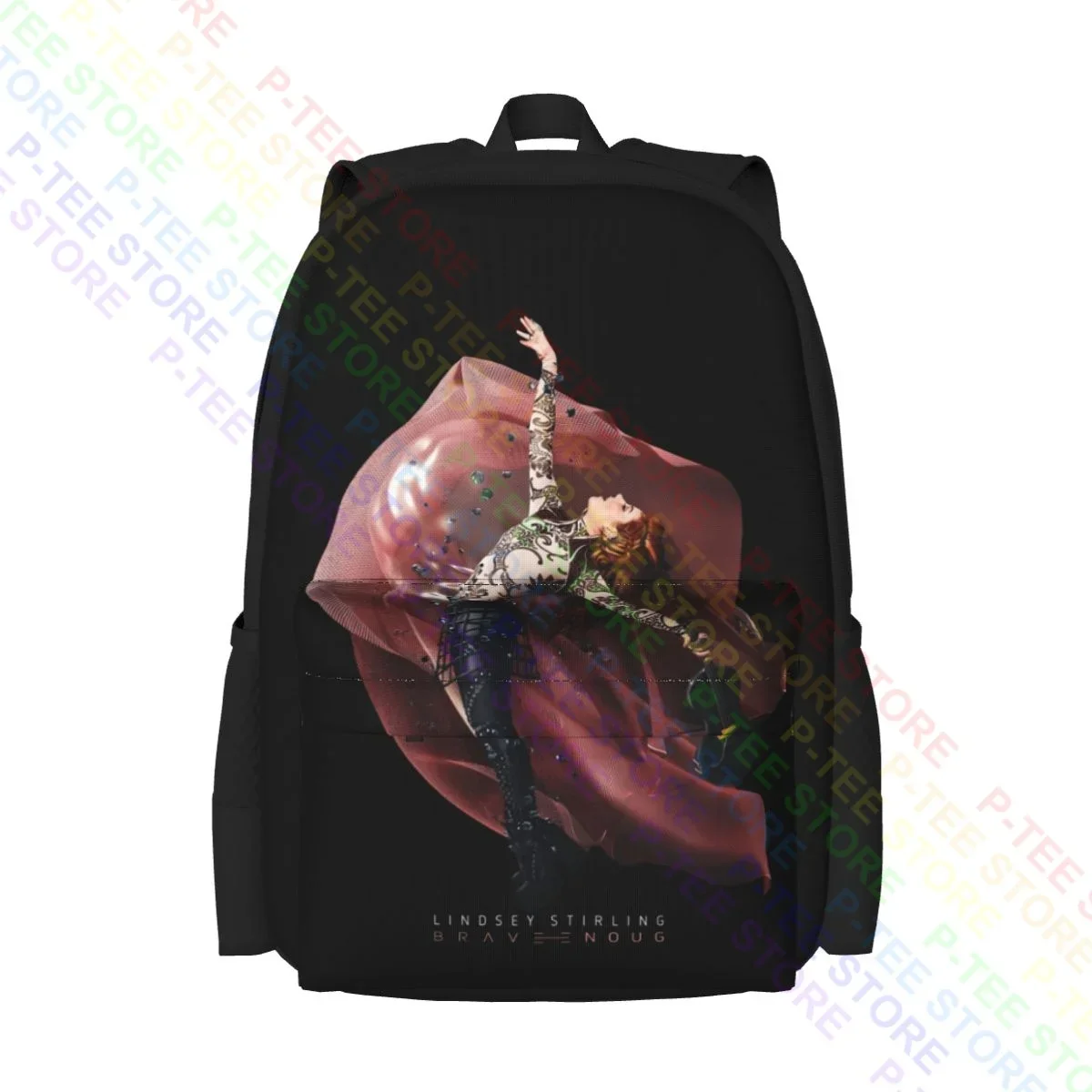 

Lindsey Stirling Brave Enough Large Capacity Backpack Fashion Schoolbag Eco Friendly School Sport Bag