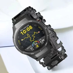 22mm Multifunctional Metal Strap for Huawei Watch GT5/GT5 Pro 46mm Huawei Watch 3 4 46mm/Amazfit GTR 47mm/Gear S3 Tool Watchband