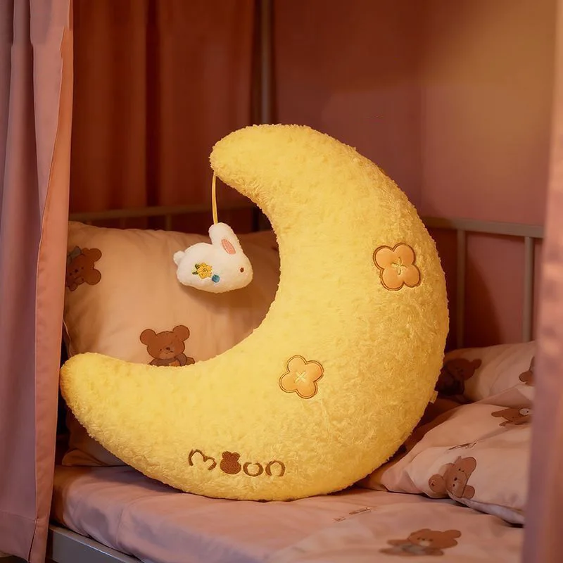 

45CM Cute Moon Rabbit Plush Toy Little Rabbit Star Doll Cushion Doll Pillow Girl Gift