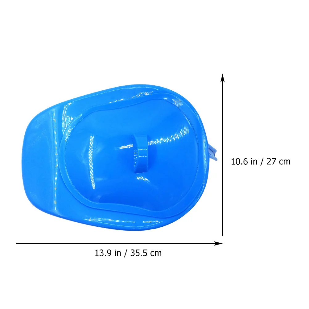 1 قطعة Bedpan مع غطاء تصميم احيط شديد التحمل للمرضى طريح الفراش المسنين النساء الحوامل المحمولة مبولة ناعمة غير لاصقة #5