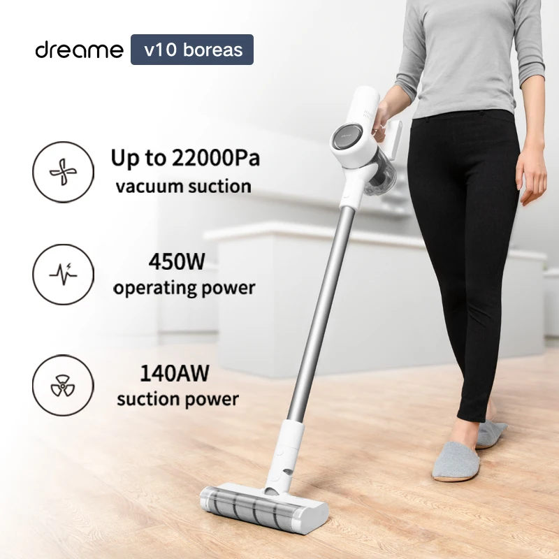 Dreame v10 22000Pa Big Suction Cordless Portable Handheld Vacuum Cleaner Sweeping and Mopping