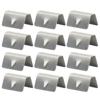 12Pcs Wind Rain Deflector Channel Clips Wind/Rain Eyebrow Clips Stainless Steel Car Window Deflectors for Heko G3 SNED