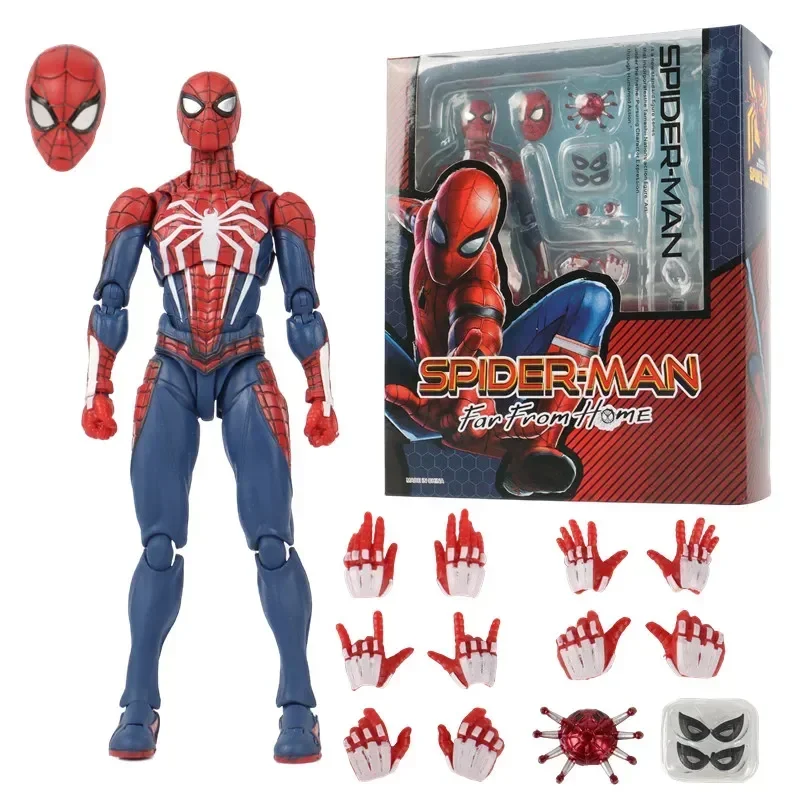 Avengers Spider Man Upgrade Set Mobile Doll PS4 Game Version Popular Toys Children's Gifts