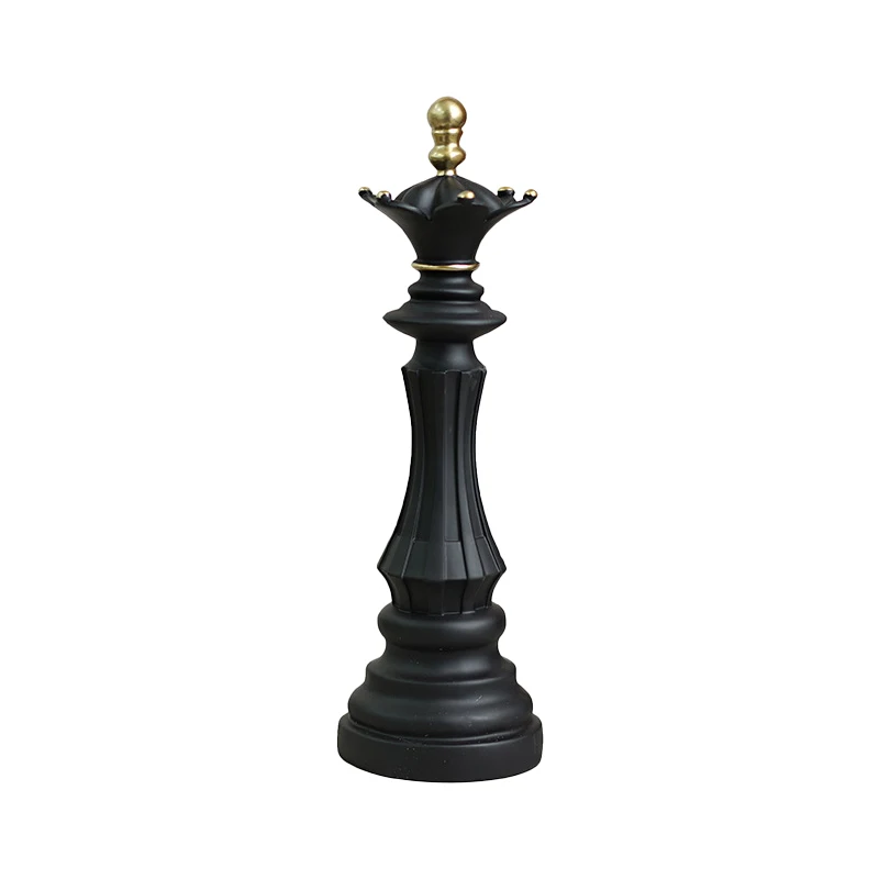

Chess ornaments decorated with black and white chess pieces