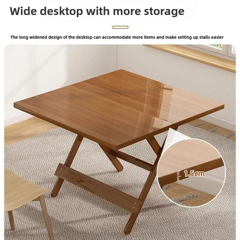 Rental House Dining Table Multifunctional Foldable Table Outdoor Stall Small Dining Table Small Apartment Can Store New Products