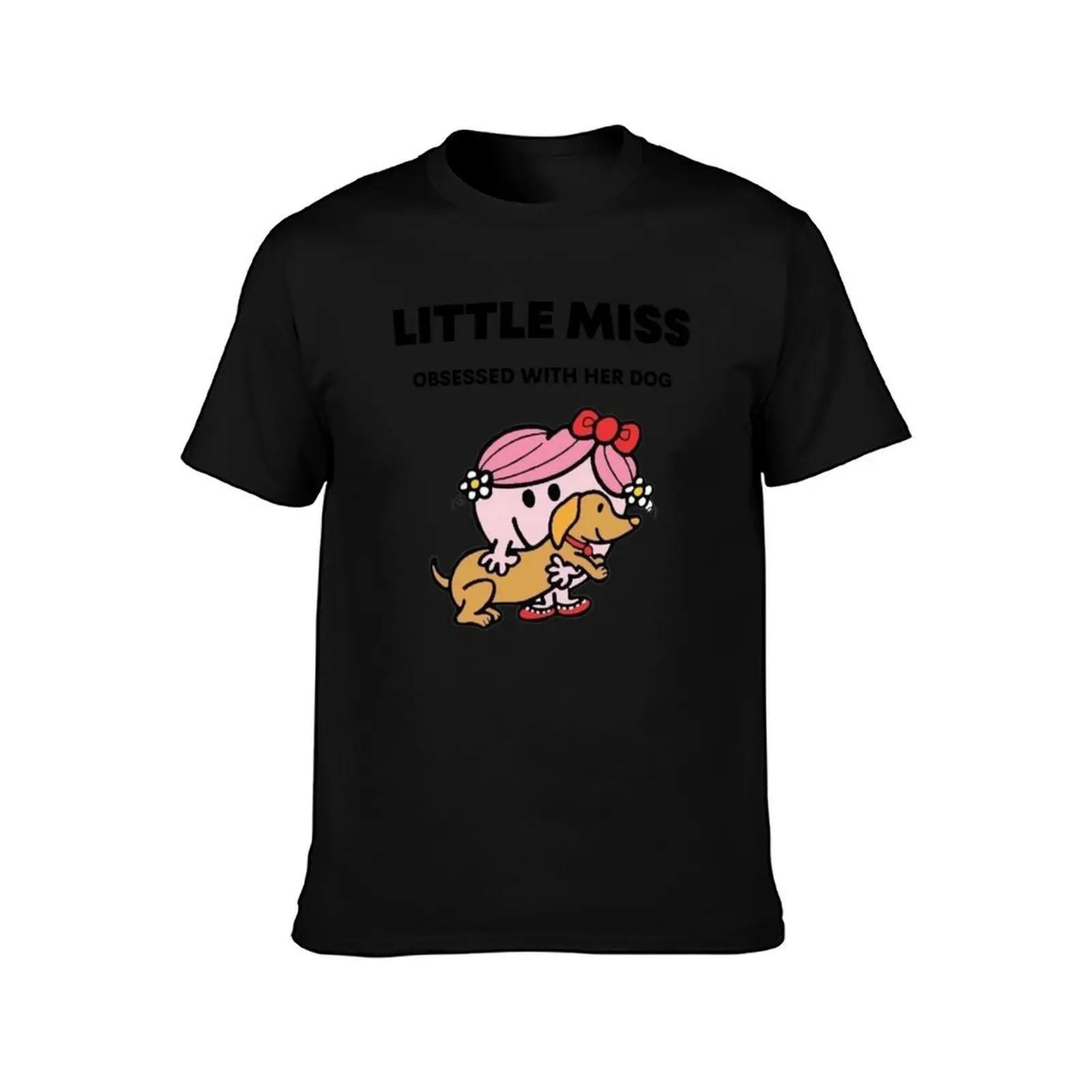 Little miss obsessed with her dog T-Shirt Quick Dry Fishing T-Shirt