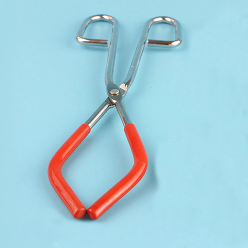 2Pcs Beaker Holder Clip Secure Grip Practical for Various Applications Long-Lasting Metal Material Clamp Beaker Tongs