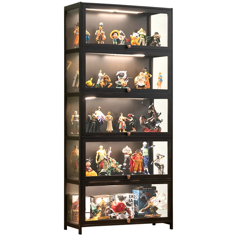 

A8L LEGO figure display cabinet, toy model storage box, imitation acrylic transparent household building