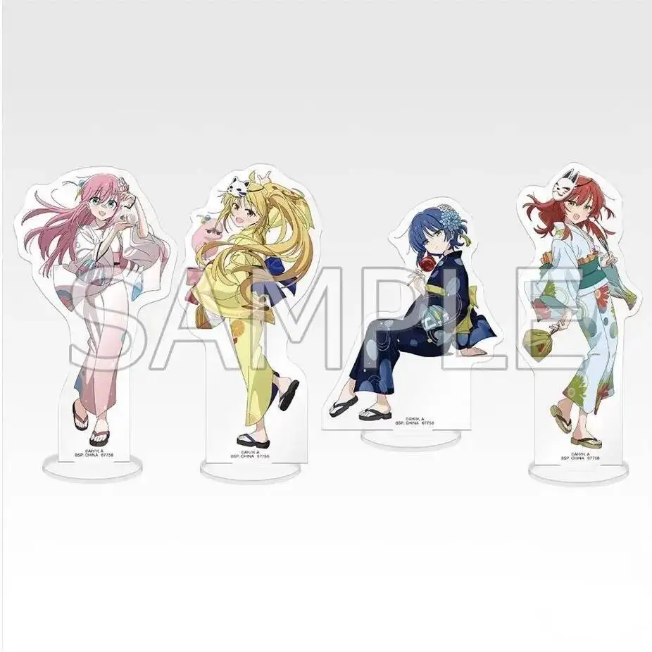 

BOCCHI THE ROCK! Gotoh Hitori Anime Yamada Ryō Kita Ikuyo‌ Ijichi Nijika‌ Stand Figure Acrylic Model Plate Desktop Decor