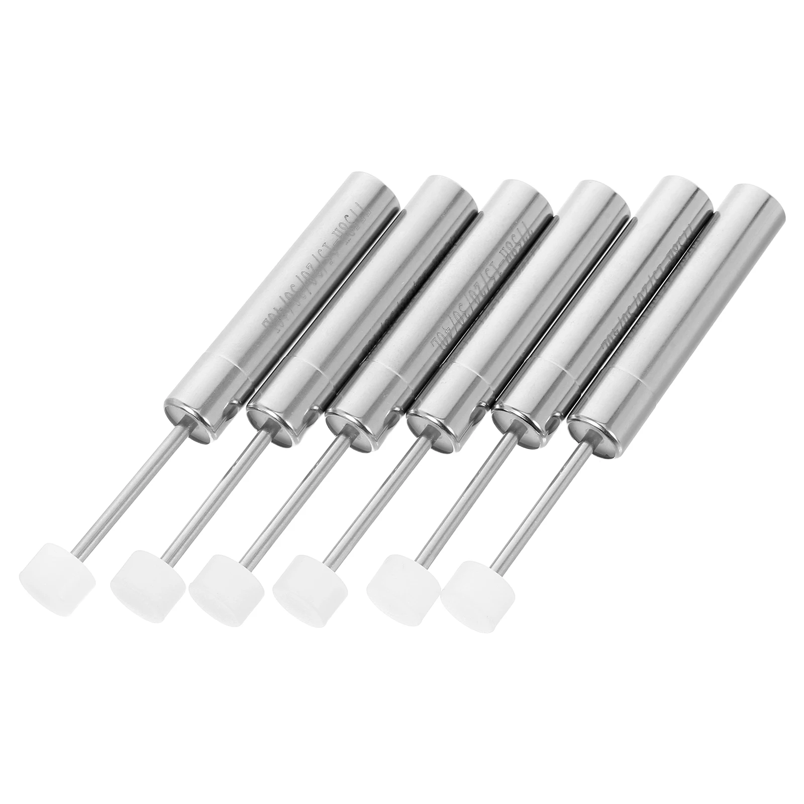 

6pcs Trash Can Lid Damper Piston Soft Close Mechanism 55~ Heavy Duty Kitchen Office Plastic Metal Wear Resistant