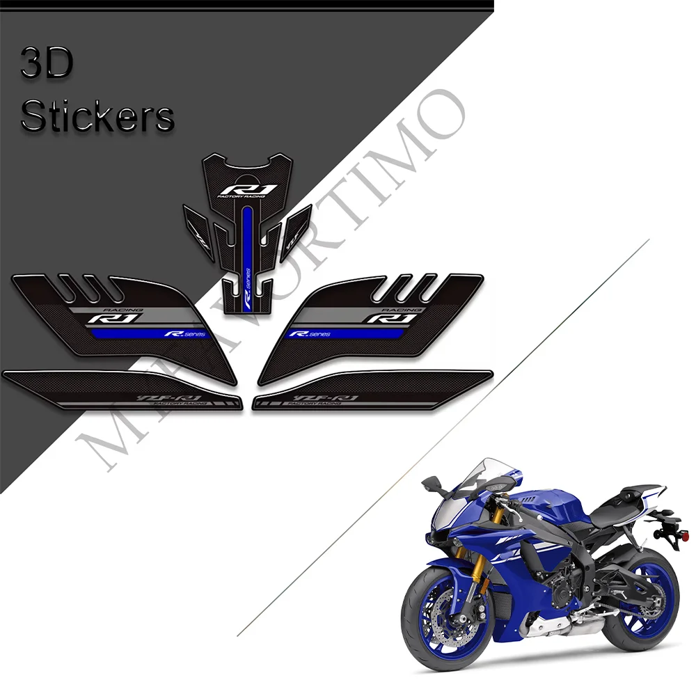 

For YAMAHA YZF-R1 YZFR1 YZF R1 Motorcycle Fuel Tank Sticker Moto Decals 2015-2022