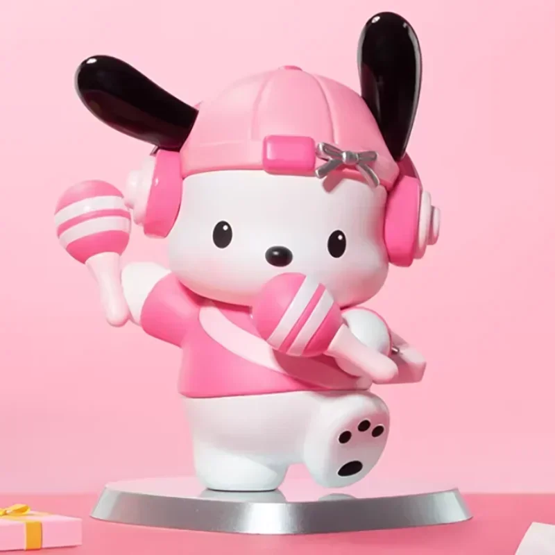 POPMART Sanrio Pink Party Blind Box Kawaii Collectible Figure Mystery Surprise Box Caixa Caja Surpresa Toy Gift view 5