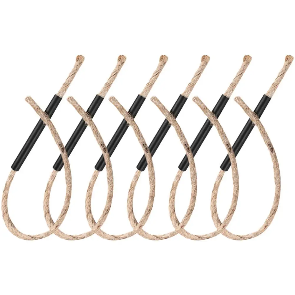 

6 Sets Fire Starting Rope Survival Igniter Ropes for Camping BBQ Signal Fires Emergency Flame Tools Durable