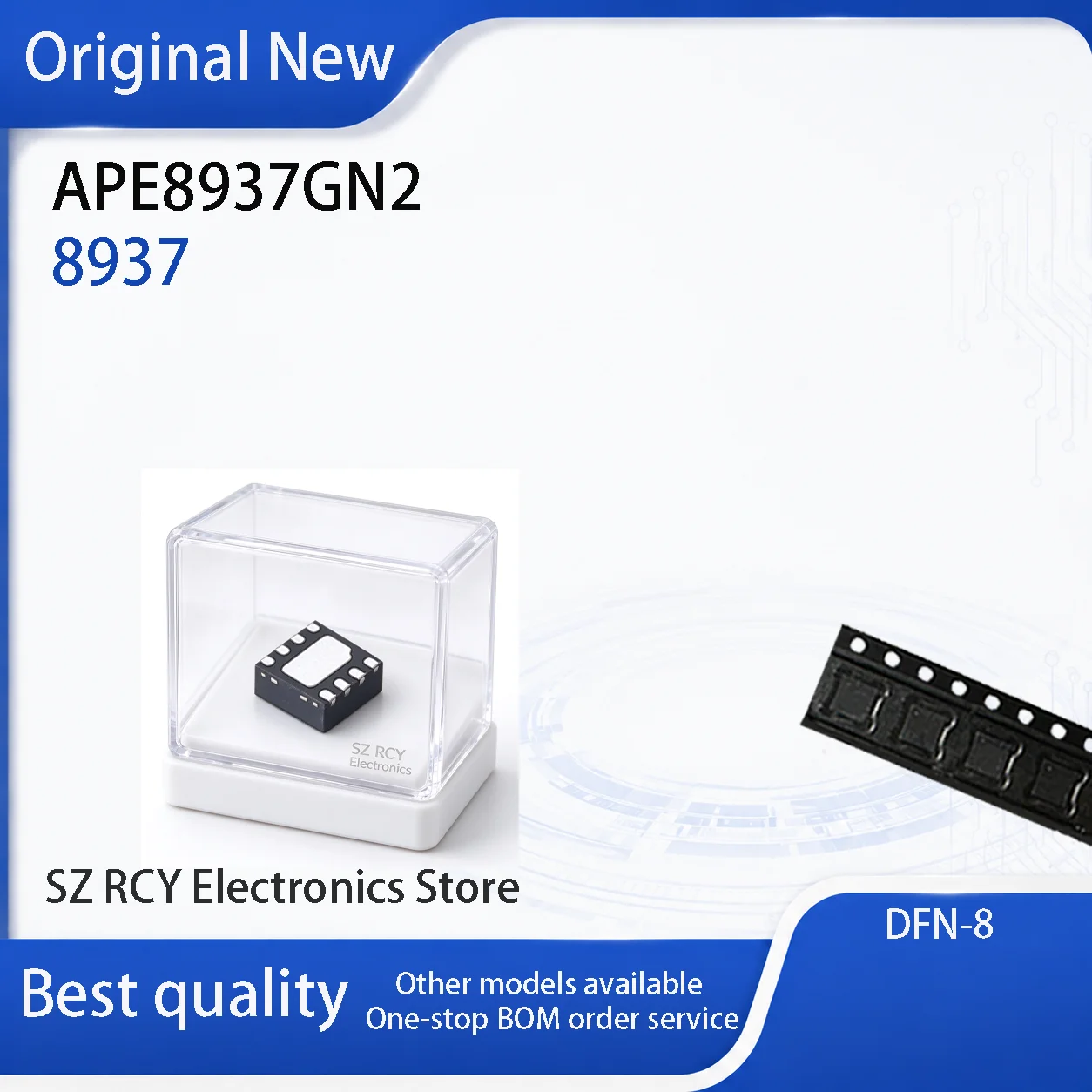 (5-100 PCS)NEW APE8937GN2 APE8937GN2-HF APE8937 8937 QFN IC Chip electronic