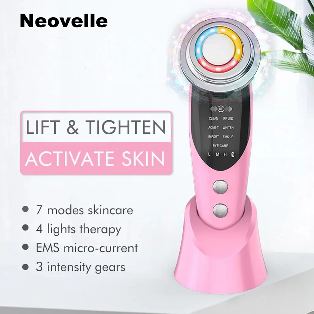 

Skin Care Tools Electric for Face Multi-Functional Personal Beauty Massager Equipment Handheld EMS Lifting Tightening LED Facial