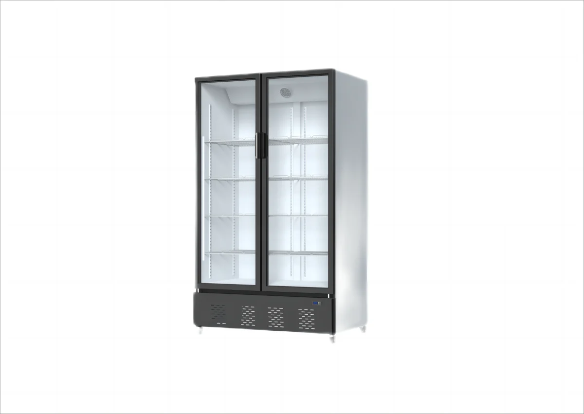 Kenkuhl Upright Glass Door Beverage Cooler Vertical Showcase Cooler Commercial For Supermarket