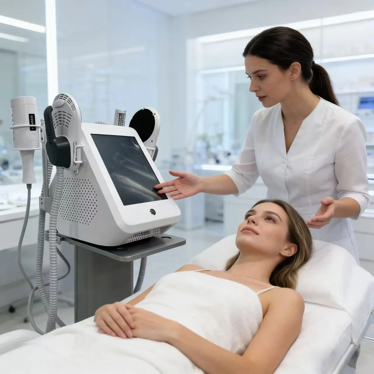 6500W 200HZ Roller Body Sculpt Machine RF Sculpting Weight Loss Electromagnetic Slimming Muscle Stimulation Massager SLyric