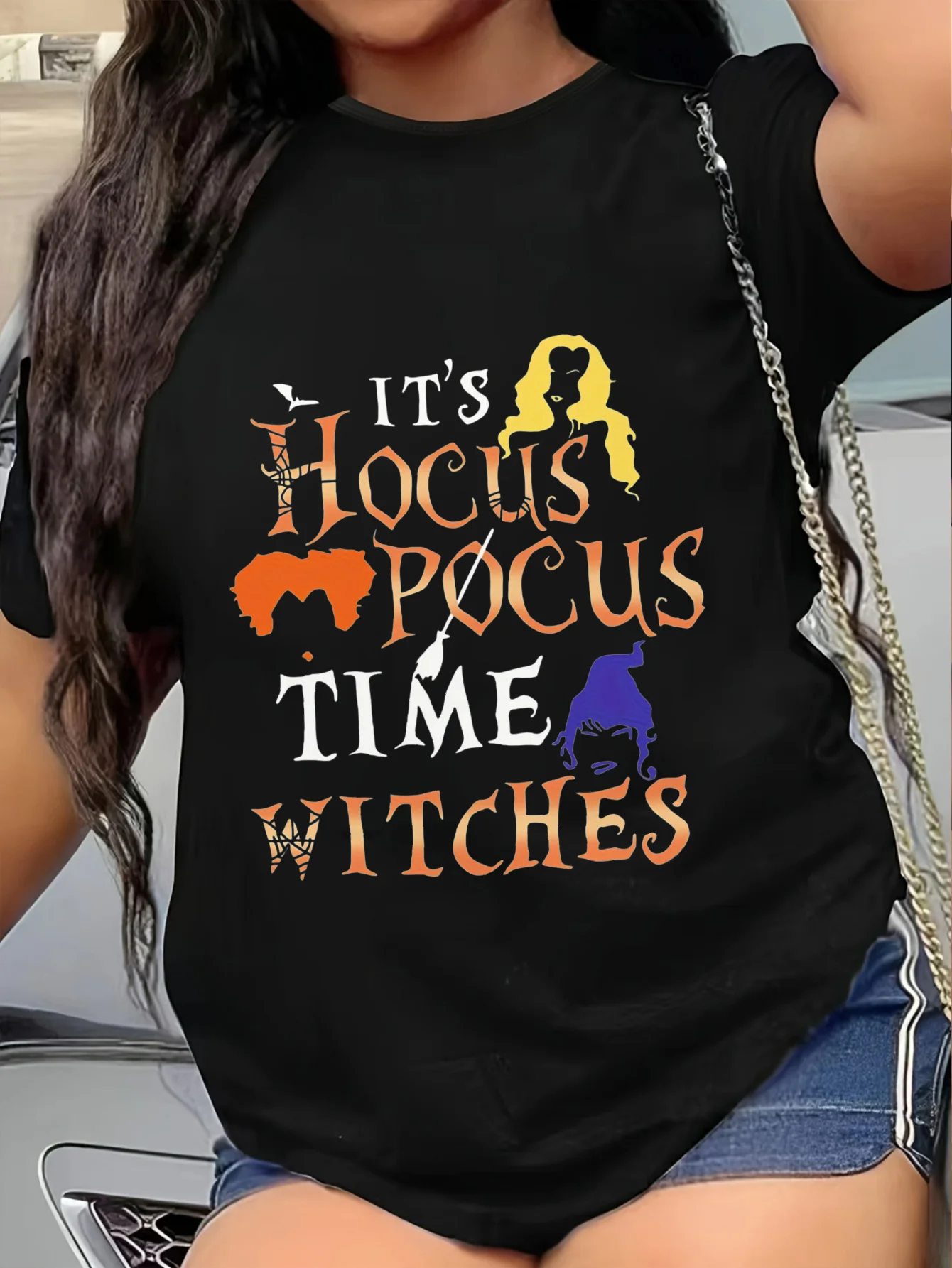 

Magic Witch Graphic Printing Summer Autumn Winter Cotton Men's and Women's T-shirts Short Sleeves Luxury Outdoor Sports Brand