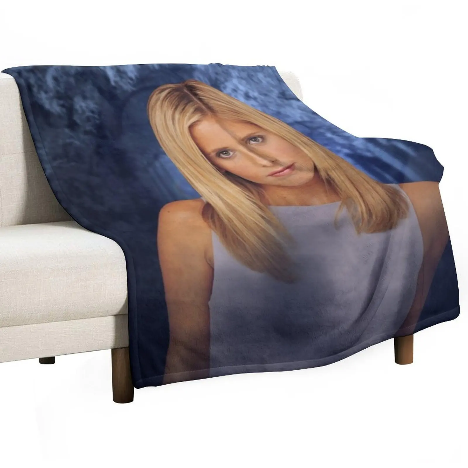 Buffy the vampire slayer Throw Blanket Vintage Sofas Blankets