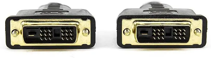 DVI-D Dual Link Cable (25Pin), High Resolution Digital Video Cord with Gold-Plated Connectors for Desktop and Monitor Connect