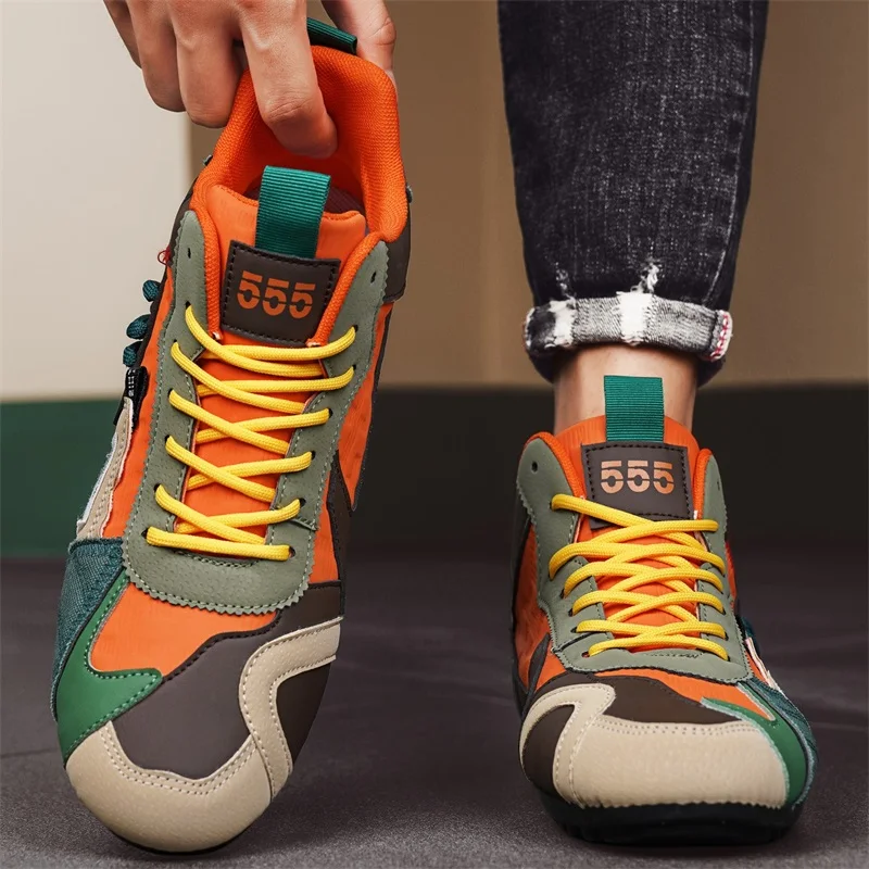 

Мужская обувь на плоской подошве, прогулочная обувь, легкая повседневная вулканизированная обувь, спортивные мужские удобные кроссовки в немецком стиле, мужские кроссовки