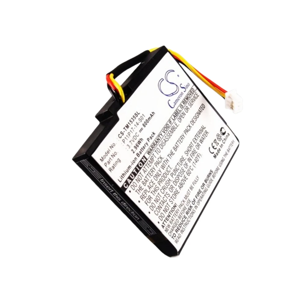 

Li-ion GPS, Navigator Battery for TomTom,3.7v,800mAh,VIA 1535TM Live 1535 VIA 1500 1EN5.052.08,P11P17-14-S01